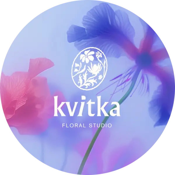 Kvitka Floral — brand identity cover